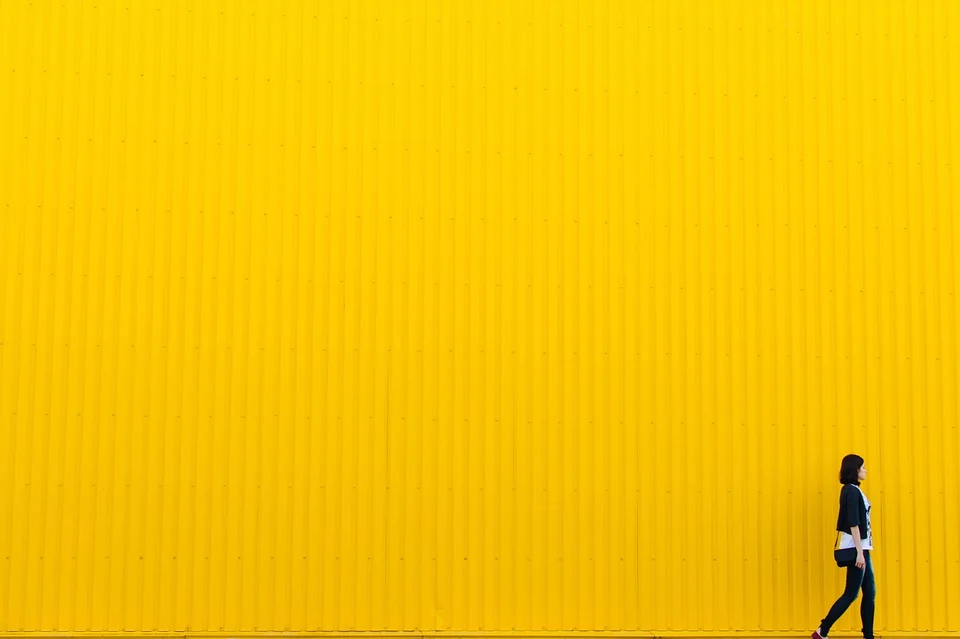 Grand mur jaune