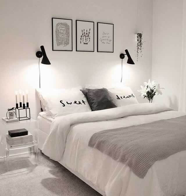 inspiracao decoracao bedroom ilumacao