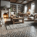 Carrelage dans salon