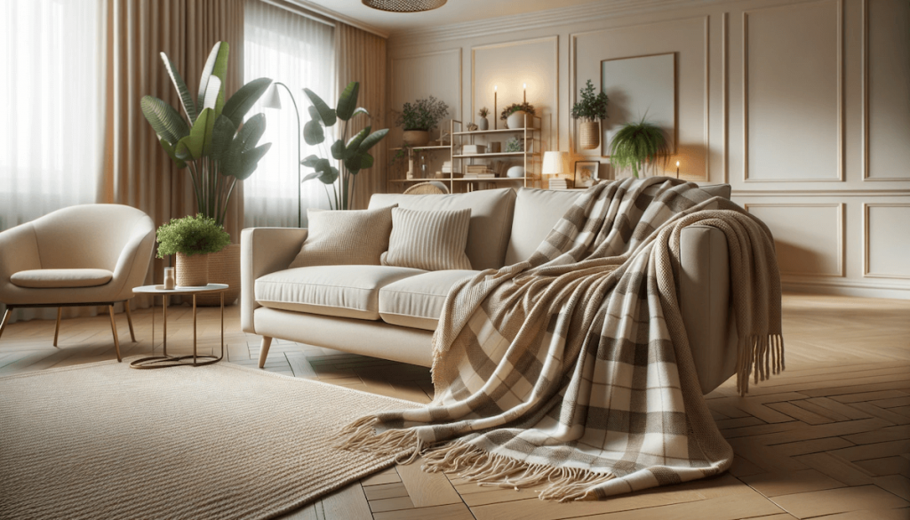 Comment bien fixer un plaid sur un canapé ? - Toutsurlamaison